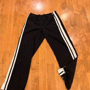 Nike vintage Black Joggers with White Stripes
